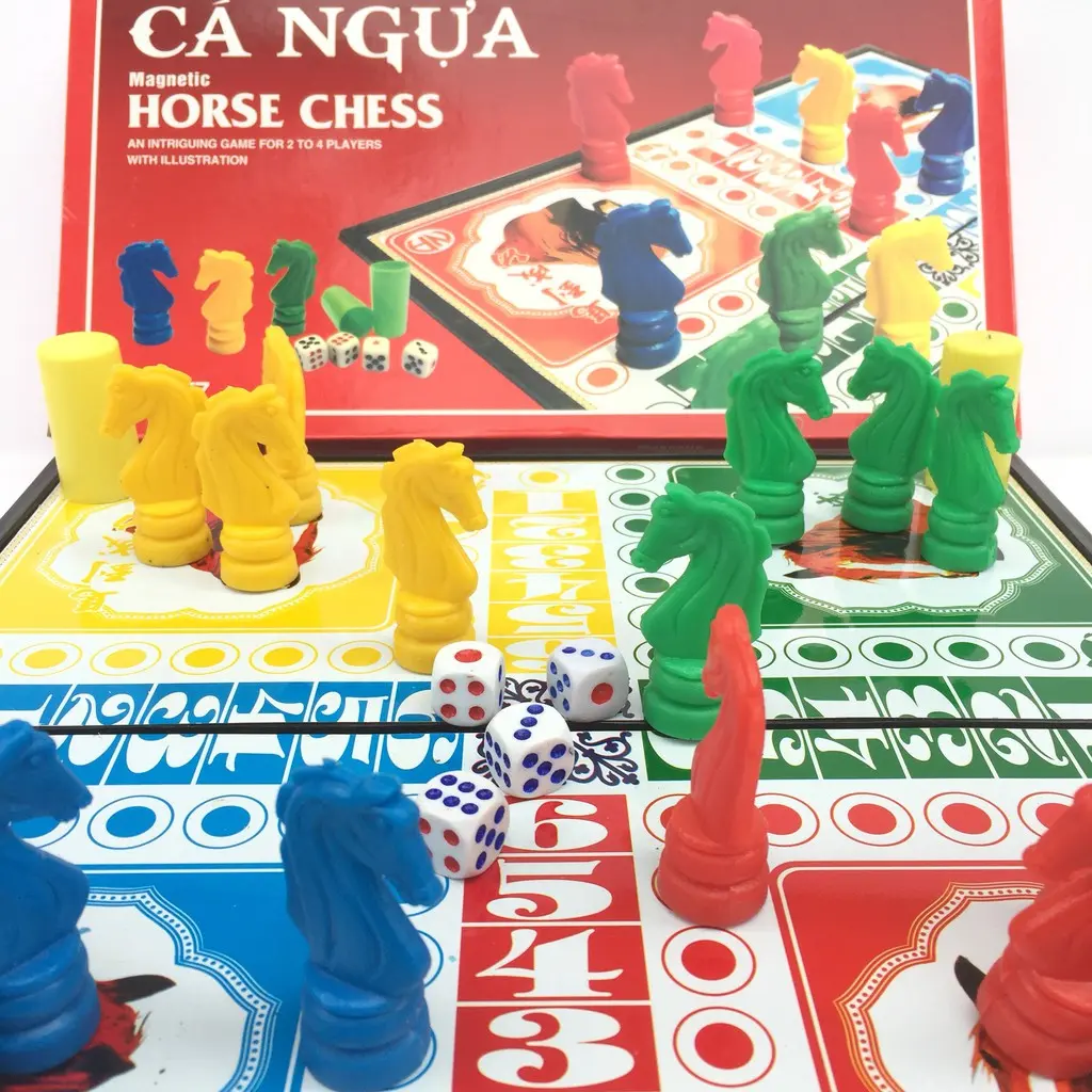 Cờ cá Ngựa nam châm hàng Việt Nam, cờ đua ngựa truyền thống Board Game