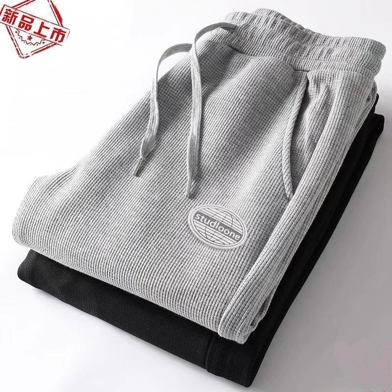 Quần jogger nam kiểu waffle loại nặng của Mỹ năm 2026, phù hợp cho mùa xuân,…