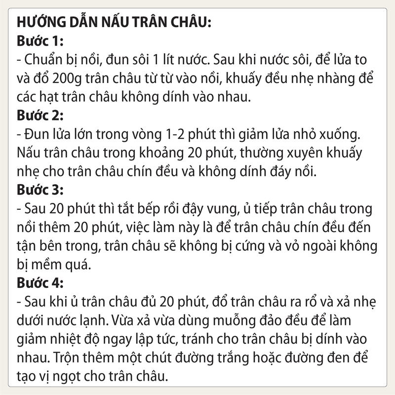 Set Trà Sữa Trân Châu Làm 15 Ly Vị Thái Đỏ LỘC VÀNG 2