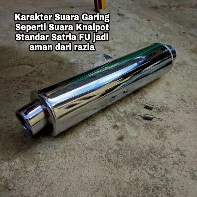 Knalpot Standar Satria Fu CKD silincer tabung dan adaptor Satria fu PNP untuk vixion New Vixion old CB150R New LED CB150 0