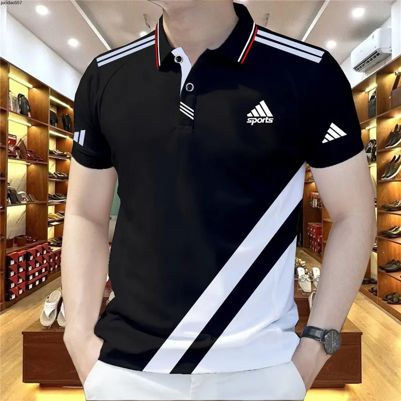 Áo Polo Nam, Dáng Ôm, Phong Cách Drift, Unisex, Thời Trang Thể Thao Hàn Quốc, Nhiều Màu Sắc, Bộ Sưu Tập Áo Cánh, Mới Nhất Năm 2025 2