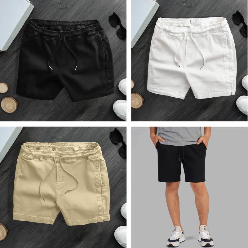 [BIG SIZE] Quần SHORT NAM KAKI xẻ gấu dây thun co giãn thoải mái - Form trên gối trẻ trung, năng động Menswear Quần Lửng Có Túi Tre