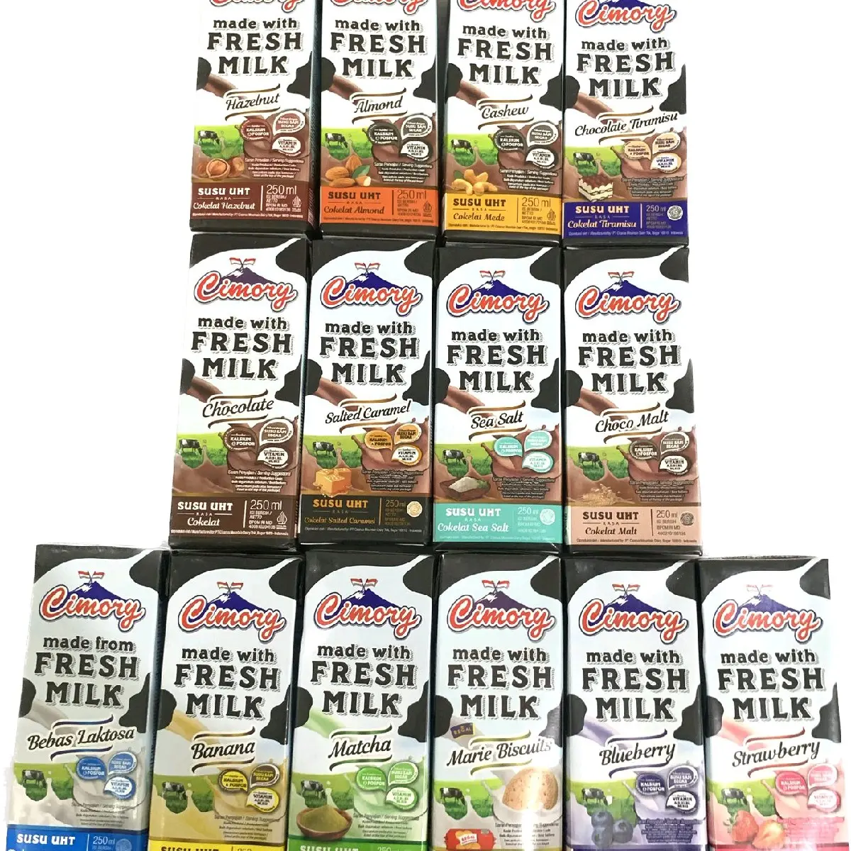 1 Karton Susu UHT Cimory 250ml isi 24pcs bisa Mix Rasa Milk Minuman
