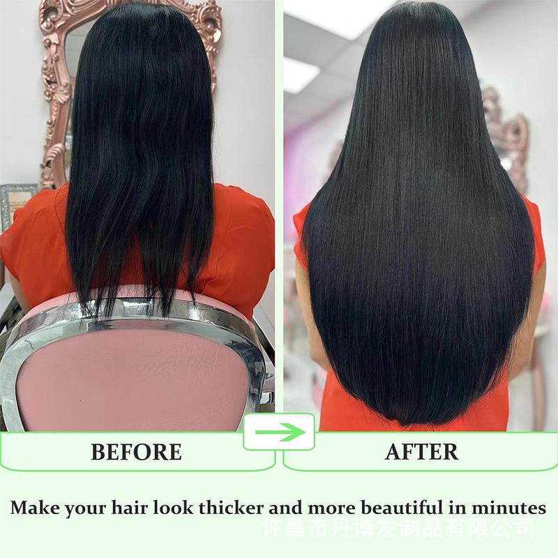Product Introduction of Cross-border European and American seven-piece straight hair extensions, foreign trade wholesale, increase hair volume, natural invisible simulation wig extensions 4