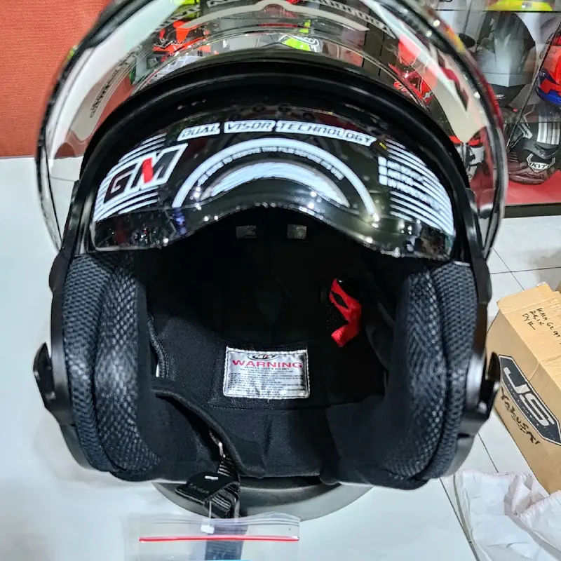helm gm fury double visor solid 1
