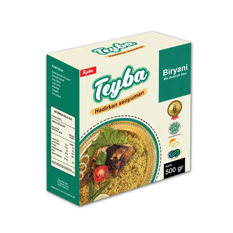 Teyba Biryani Beras Basmati + Bumbu (Netto 500gr) Food 0