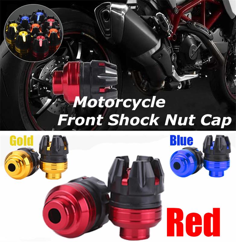 Product Introduction of Motorcycle Axle Cap Front Shock Nut Cap 50MM 1 pair Universal 7