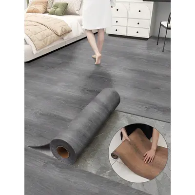 CUH Self-Adhesive Vinyl Flooring Tiles Waterproof Peel and Stick Tiles Wall Stickers for Home Decor,Gray Wood Grain CUH Self-Adhesive Vinyl Flooring Tiles Waterproof Peel and Stick Tiles Wall Stickers for Home Decor,Gray Wood Grain