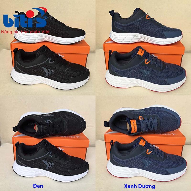  Giày Thể Thao Nam Biti's Hunter Core 2024 2 Màu HSM007200DEN HSM007200XDG   Đen Xanh Dương   