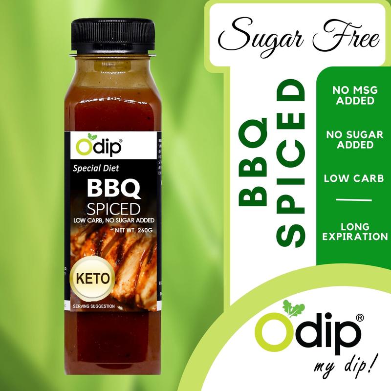 Odip Sugar Free BBQ Spiced Sauce 260g ( Diabetic Friendly | Full ...