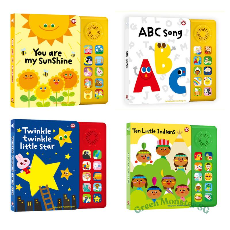 Children English Sound Book Nursery Song Sound Book for Kids 10 Songs 1