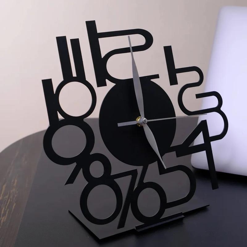 Desk Clock with Numbers, Table Clock, Office Accessories, Tabletop ...