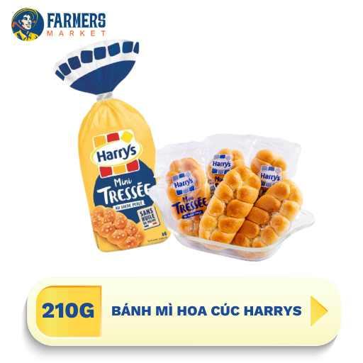 [ GIAO HÀNG TOÀN QUỐC ] Bánh mì hoa cúc mini Harrys 210 g Food 0