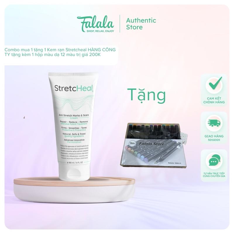 Kem rạn Stretcheal 180 ml kem body mẹ bầu