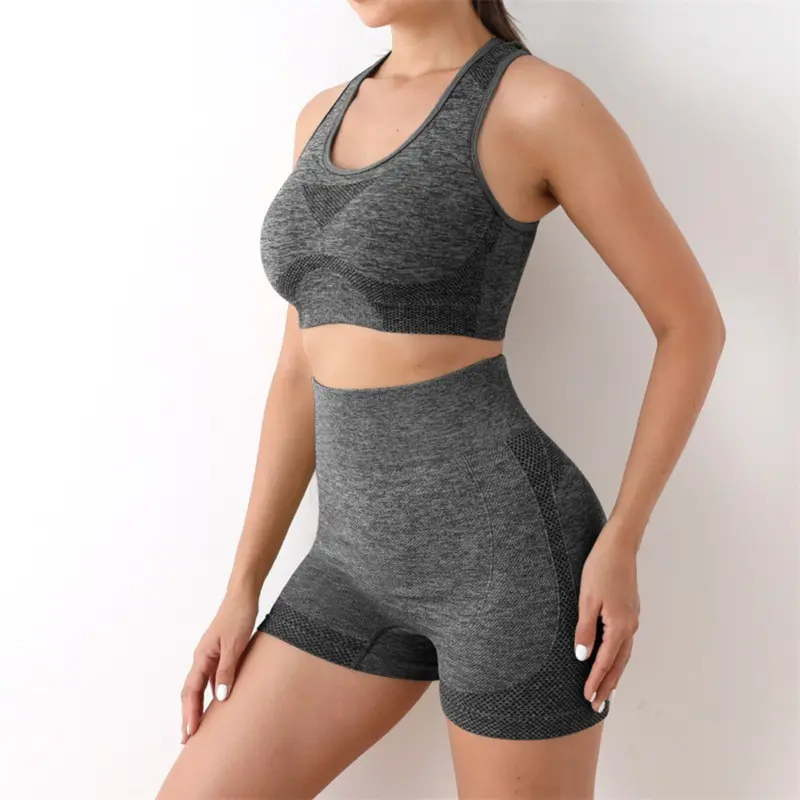 Set Đồ Tập Gym Nữ FITCAN Chun Mông Có Đệm Mút S19 0