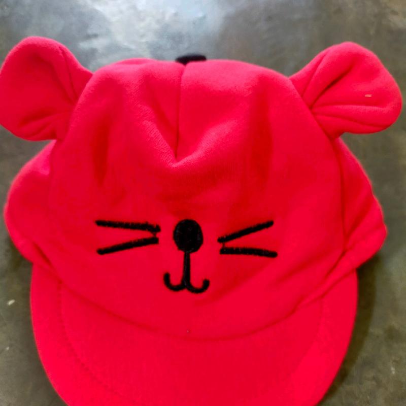 TOPI BAYI LAKI LAKI PEREMPUAN TOPI ANAK LUCU NEWBORN 0-12 BULAN Kucing 3