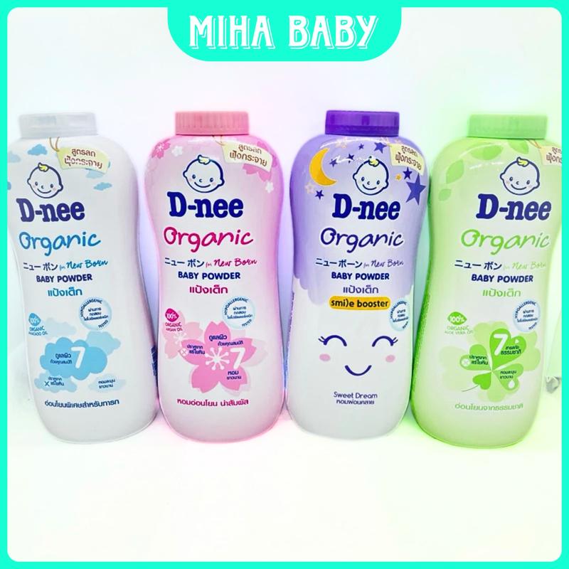 Phấn Rôm Cho Bé Dnee Baby Powder 350g Thái Lan Hương Thơm Tự Nhiên Miha Baby Store