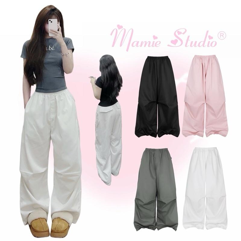 MaMie Studio - Quần kaki ống rộng, form rộng nam nữ unisex.