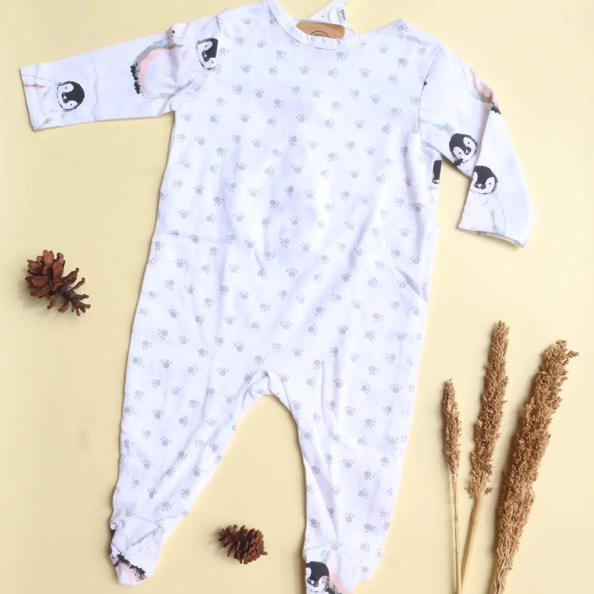 Sleepsuit Import usia 3-6 Bulan Bahan Katun Adem/Sleepsuit tidur lengan panjang untuk bayi 3-6 bulsn