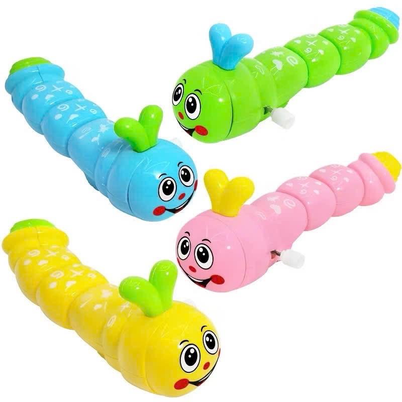 ￼Đồ Chơi Mô Hình Con Sâu Chạy Dây Cót - Sâu Vặn Cót Chạy Đà Lắc Đuôi 2