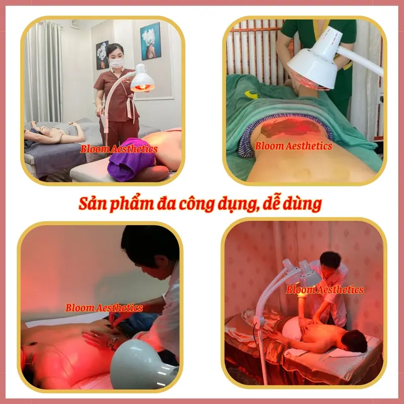 Đèn hồng ngoại chân cao dùng trong spa | Đèn hồng ngoại trị liệu 2