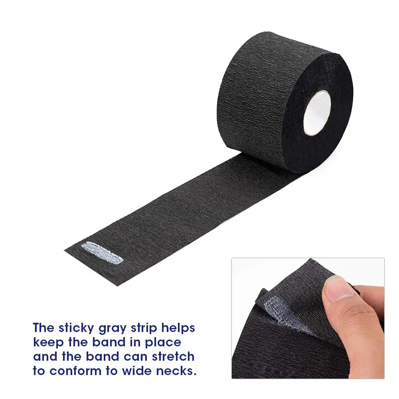 Disposable Comfort Hair Necklace Tape, 5 Rolls Waterproof Self-adhesive Hair Necklace Sticker, Hair Styling Tool for Professional Salon & Home, Hair Styling Tools 3
