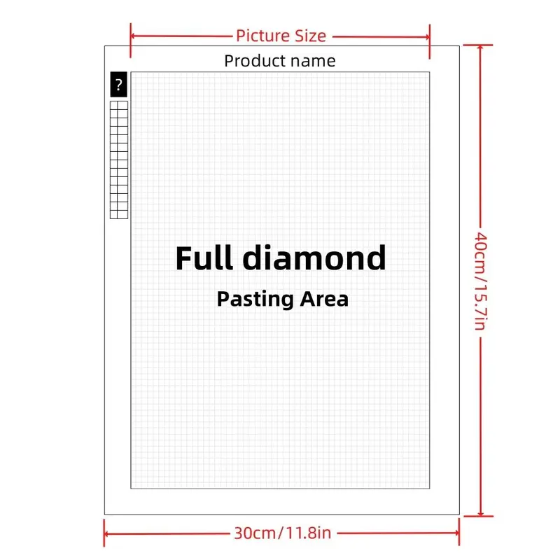 Phoenix Pattern DIY Diamond Art Painting Without Frame, DIY 5D Diamond Arts Painting Kit, Wall Art Decor For Home Living Room Bedroom 1