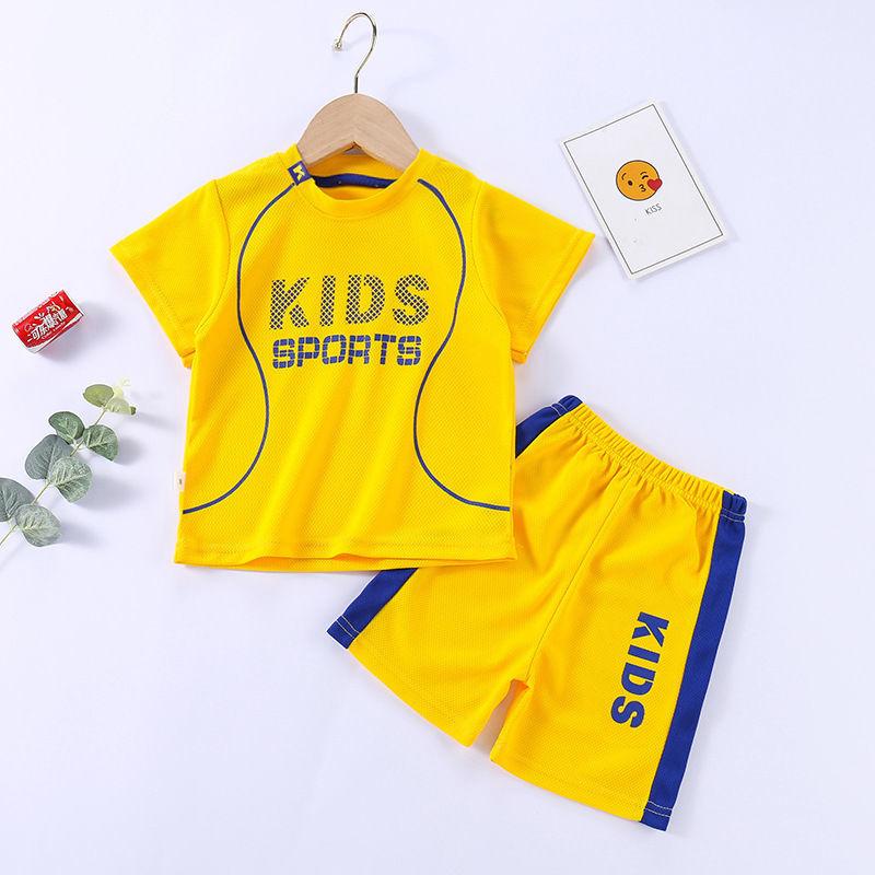 Sut Seragam Lengan Pendek, untuk Kanak-kanak, Pakaian Sukan Lelaki, Baju-T Cepat Kering Perempuan, Seluar Pendek, Sesuai untuk Kanak-kanak dan Remaja Baru, Bayi, Ketibaan Baru 6