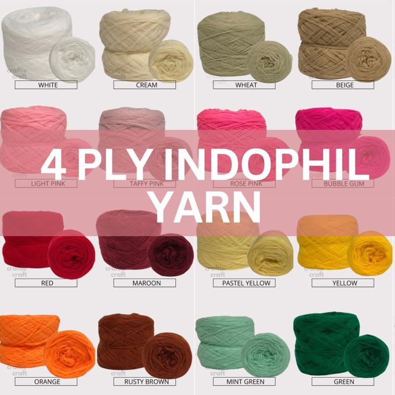 Soft Indophil Yarn Baguio Indophil Yarn 4ply 100g Part 1 - TikTok Shop ...