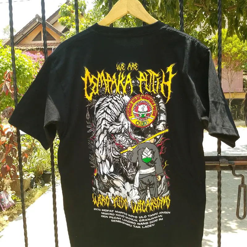 KAOS WE ARE CEMPAKA PUTIH MACAN 003 TERLARIS Keren Combed 4