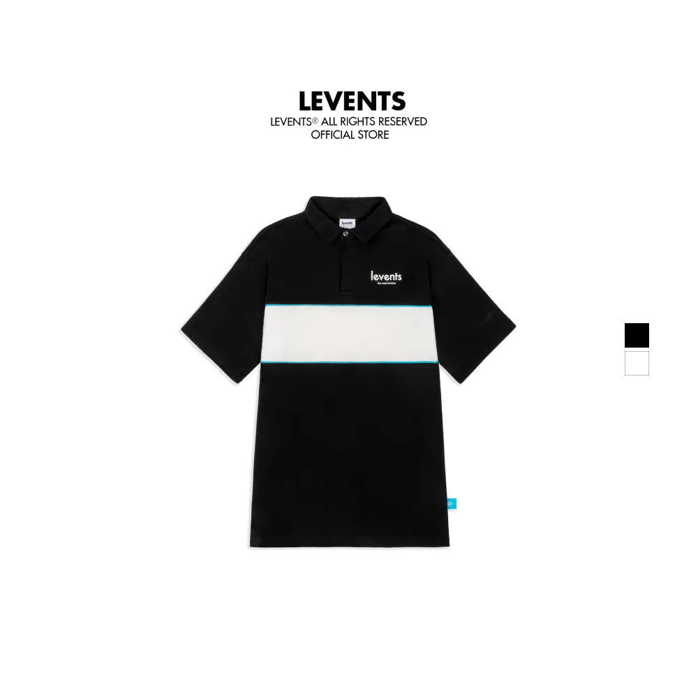 Áo Polo Levents Stripe 100% Cotton Unisex Oversized
