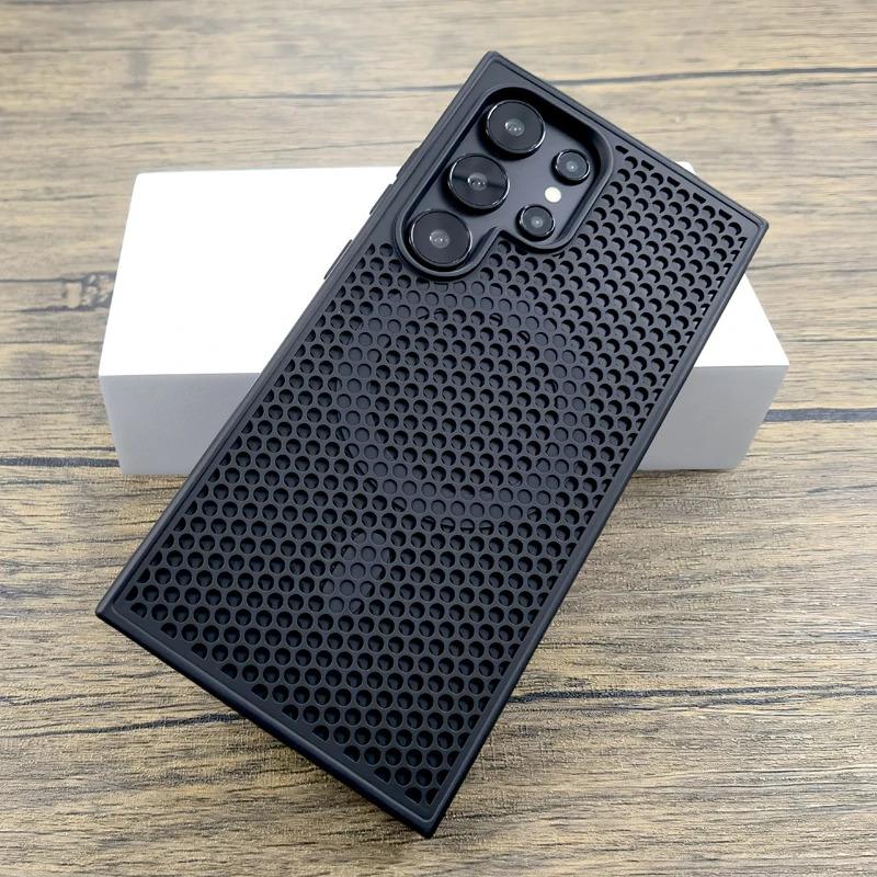 Product Introduction of Luxury Dissipate Heat Plastic Case For Samsung Galaxy S25 S24 S23 S22 Ultra Plus S 24 23 22 S24Ultra For Magsafe Charge Cover 4