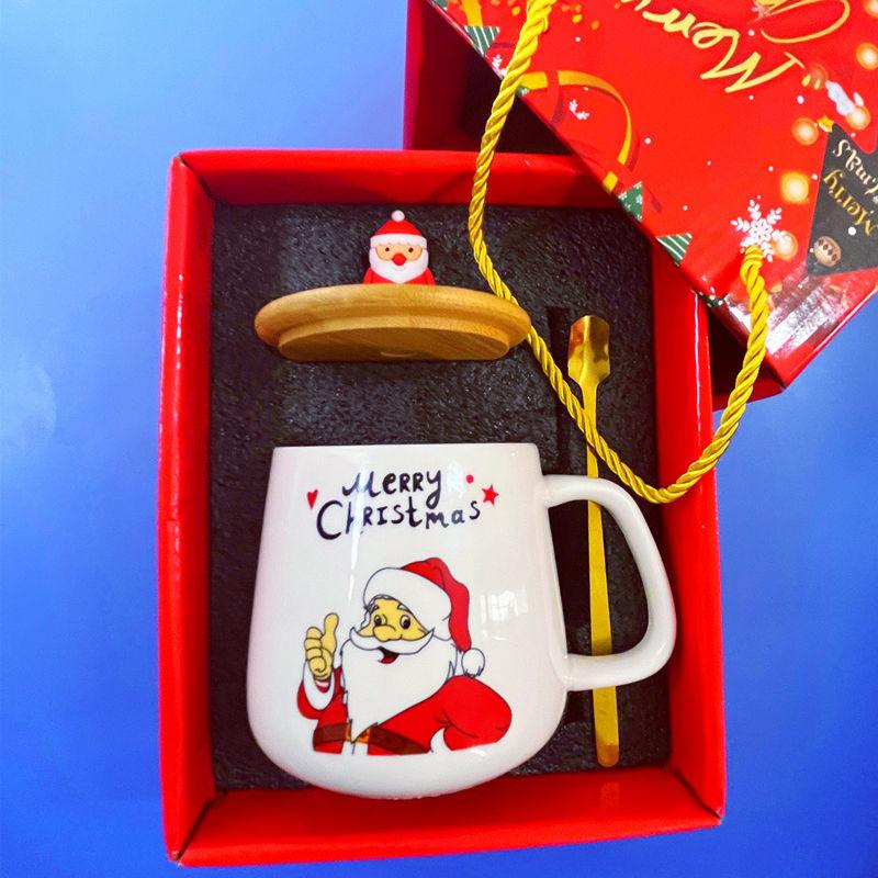 Product Introduction of Cốc Gốm, Thiết Kế Ông Già Noel Giáng Sinh, Hộp Quà Người Tuyết, Cốc Cây Thông Noel, Thích Hợp Làm Quà Tặng Cho Bạn Bè Và Bạn Gái 11