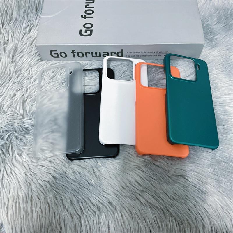 Ốp Điện Thoại Cho Xiaomi 15 Pro 14 Ultra 13 13T 12T Pro Mi 12 12S 11 10 Pro Ultra 12X 10S 5G Không Khung Ốp Siêu Mỏng Ốp Cứng PC Cảm Giác Làm Bằng Da Coque