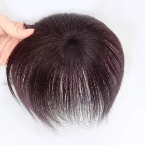 【TERANGID】Wig Poni Simulasi Alami Wig Satu Potong Rambut Lurus Berbulu Halus Tanpa Jahitan