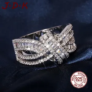 JDK Cincin Zirconia Berongga Perak 925 Untuk Wanita