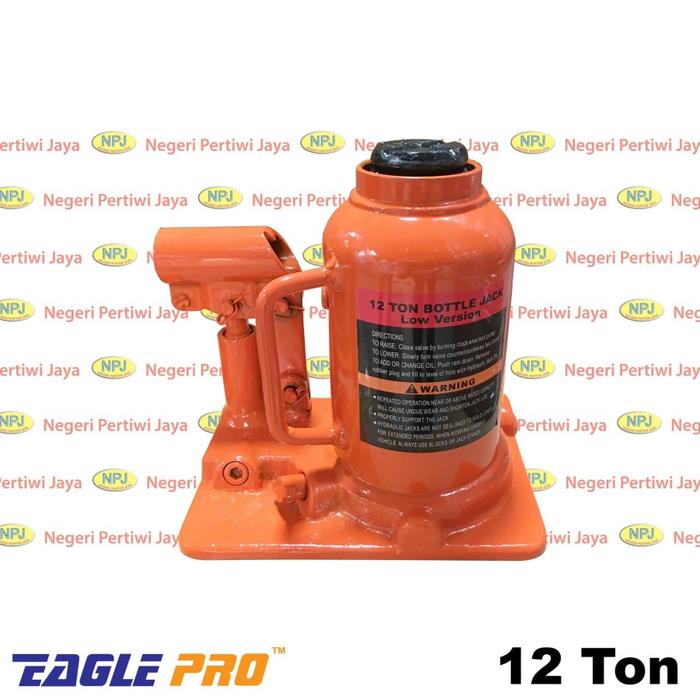 Gambar Eagle Pro Hydraulic Bottle Jack Welded Short - Dongkrak Botol 12 Ton dari negeripertiwijaya Kota Administrasi Jakarta Barat Tokopedia
