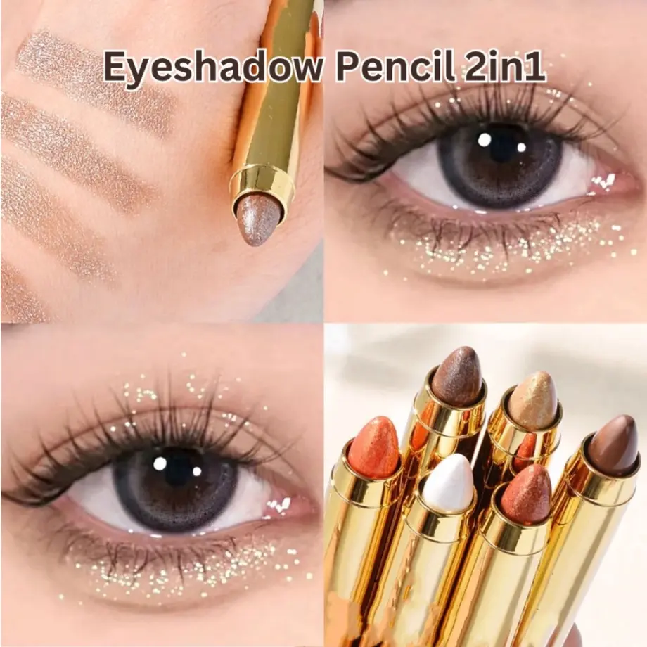 Eyeshadow Crayon by MYHO Pigmented Highlighter Eyeshadow Gliter Murah