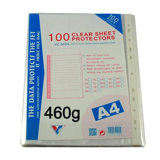 Bìa lỗ 460g A4 đựng tài liệu (100 cái/xấp) 0