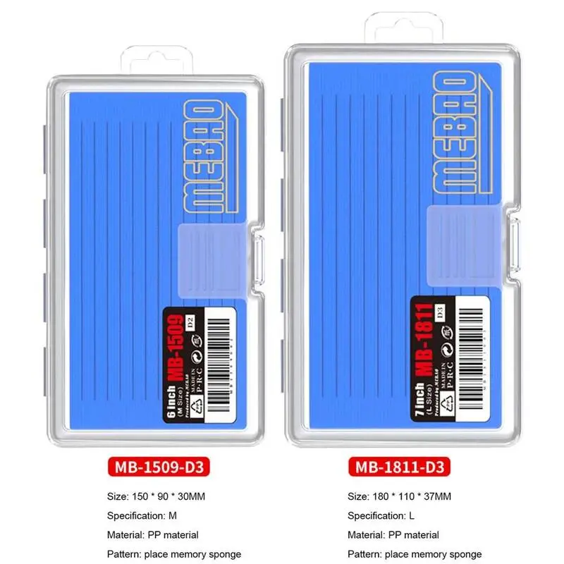 Hộp đựng dụng cụ câu cá, vật liệu nhựa, không thấm nước, thiết kế mềm mại, thích hợp cho mồi câu cá, hộp đựng dụng cụ, hộp đựng đồ câu cá 1