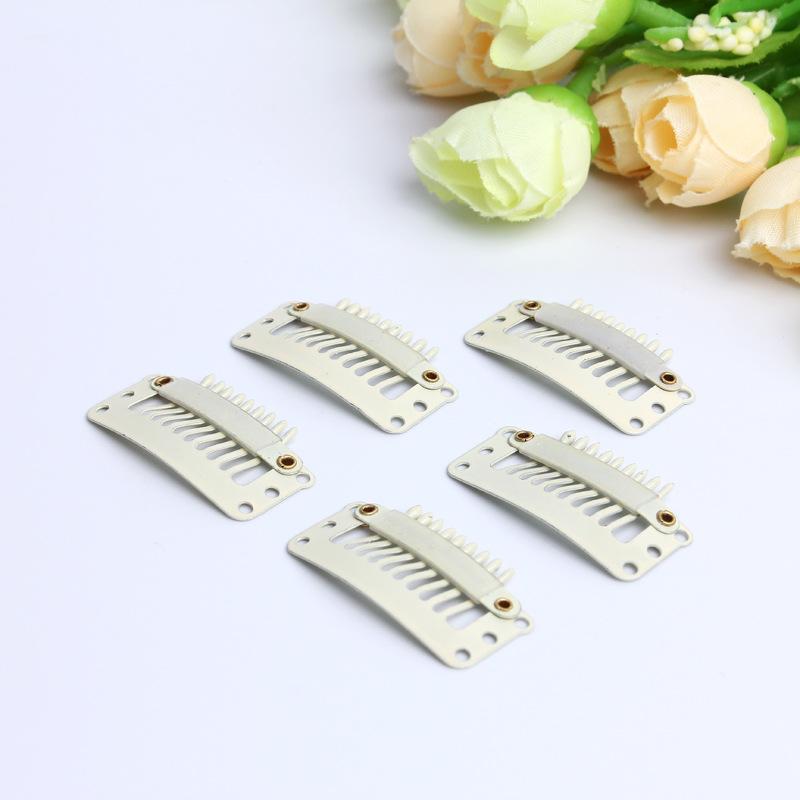 Product Introduction of DIY not easy to rust 3.2 cm carbon steel-tooth water drop wig clip wig BB clip pet clip 0