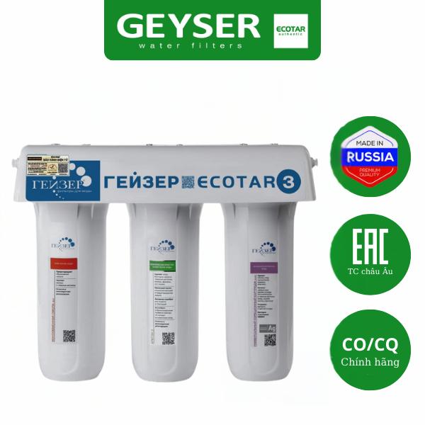 Máy lọc nước Nano Geyser Ecotar 3 - Made in Russia - Hàng Chính Hãng