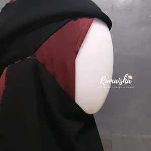 cadar bandana poni eat siffon silk jetblack