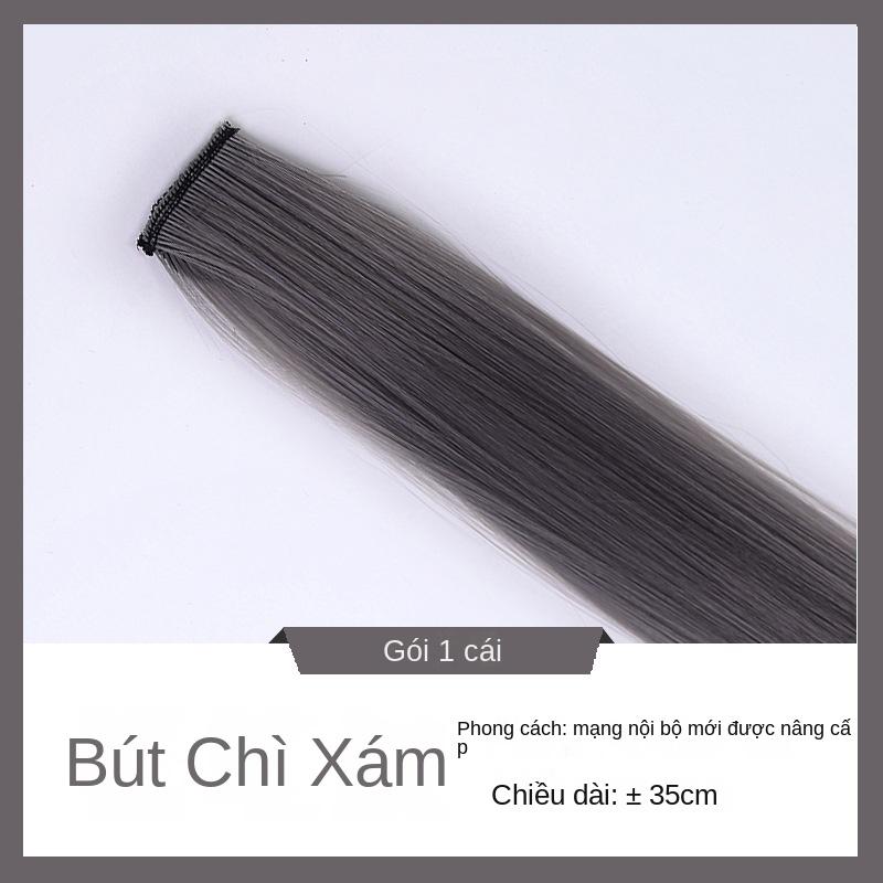 Clip-in colored hair extensions, short wigs, gradient hair extensions, highlights, short hair extensions 7