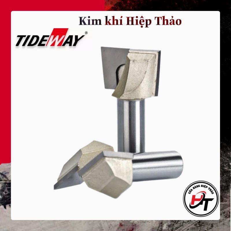 Mũi phay CNC gỗ mũi soi mặt bàn vuông lấy nền thẳng dao phẳng vét đáy Tideway MSVD-TW