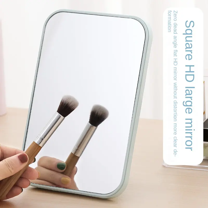 Makeup mirror desktop makeup mirror princess mirror folding portable large single-sided simple portable dormitory desktop mirror