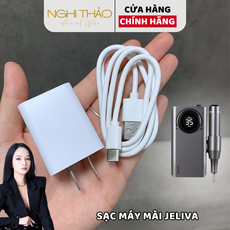 Củ sạc dây sạc máy mài móng tích điện JELIVA