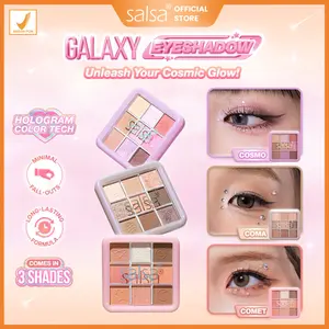 SALSA Galaxy Eyeshadow – Palette Eyeshadow | Make Up Douyin Korea | MakeUp |  Perona Mata | Pewarna Mata | High Pigmented