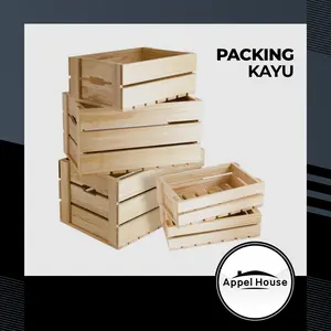 AppelHouse Packing Kayu Luar JAWA (DISARANKAN) , UNTUK PAPRLANGGAN YANG INGIN MENGGUNAKAN PACKING KAYU WAJIB CO PAYMENT DI DALAM 1 ORDERAN, JIKA CO PAYMENT TERPISAH MAKA TIDAK BISA, TERIMA KASIH