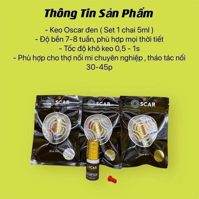 Product Introduction of Keo nối mi Oscar, ít cay, bền 7-8 tuần, dụng cụ nối mi Mỹ Phẩm Cosmetic Trang Điểm Nữ 1